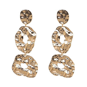 Gold Gaudy Intricate Earring