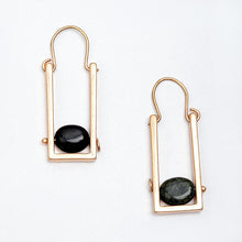 Load image into Gallery viewer, Hanmade Floating Geometric Stone Earrings